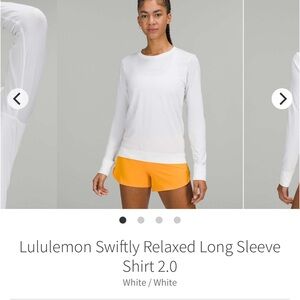 LULULEMON SWIFTLY LONG SLEEVE